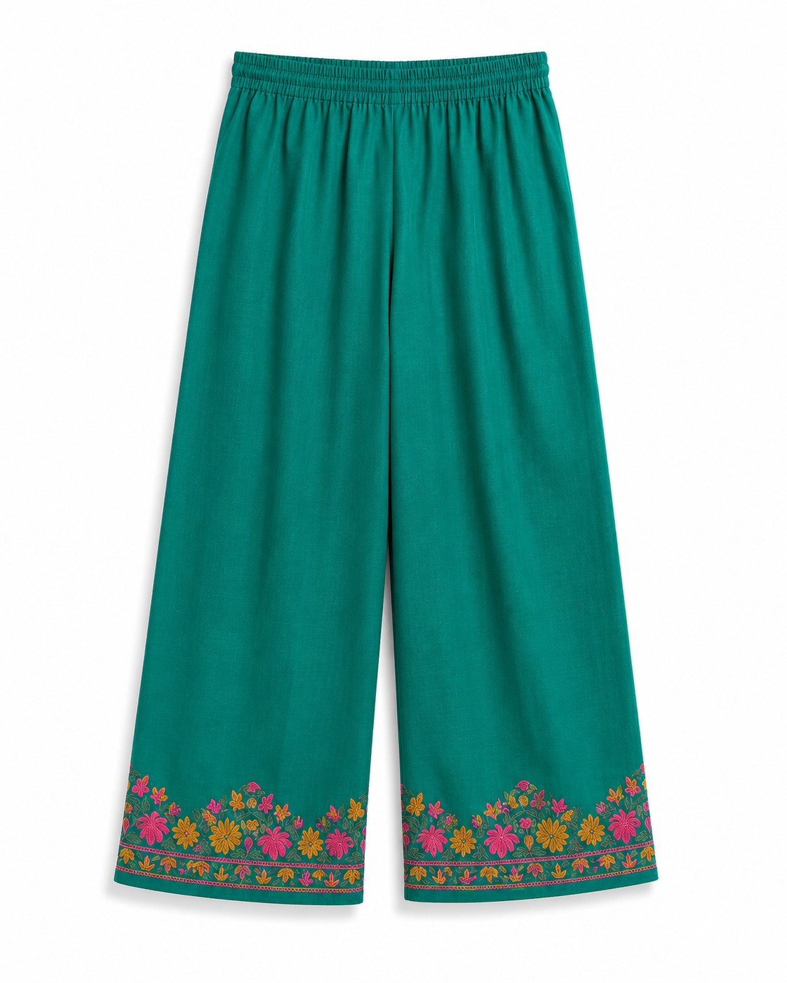 Kashmir Aari cotton Co-Ord Set | Dark Teal